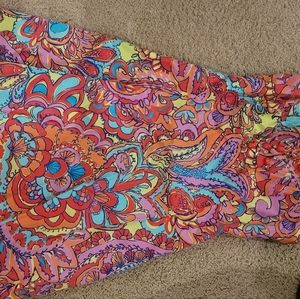 Lily pulitzer fit and flare size 6 euc
